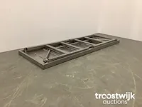 Inklapbare rvs werktafel - afbeelding 5 van  5