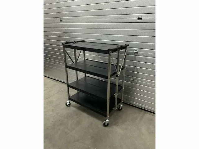 Inklapbare serveerwagen - afbeelding 2 van  5