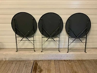 Inklapbare terrastafel ø 60 cm (3x) - afbeelding 3 van  4