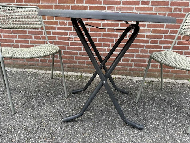 Inklapbareterrastafel (4x) - afbeelding 3 van  4