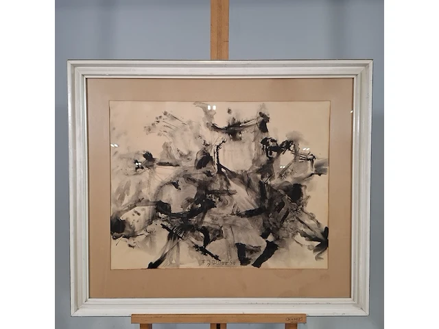 Inkt op papier, frans de boo, verslagen, 1960 - afbeelding 1 van  10