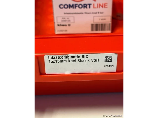 Inlaatcombinatie bic 15x15 mm knel 8bar k vsh - partij - afbeelding 3 van  3