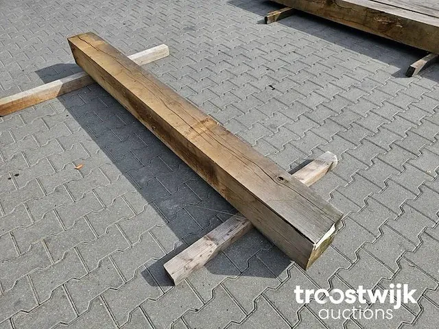 Inlands eiken balk 230x20x20 - afbeelding 2 van  5
