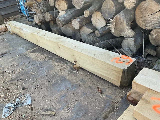 Inlands eiken balk 230x240 mm - afbeelding 3 van  4