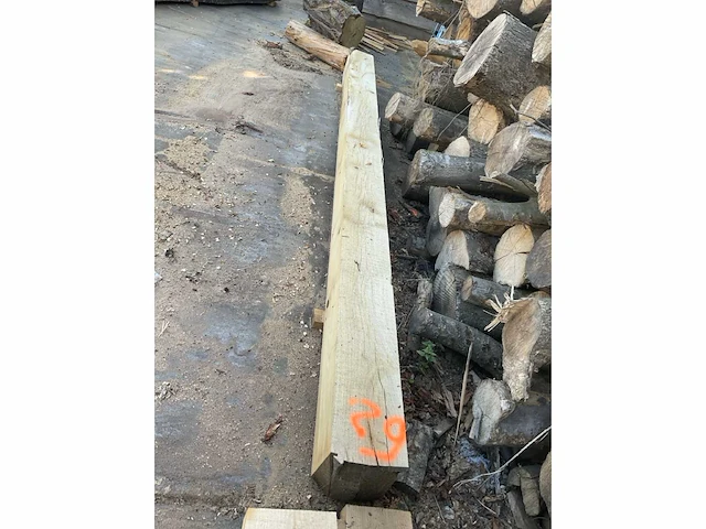 Inlands eiken balk 230x240 mm - afbeelding 4 van  4
