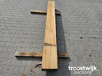 Inlands eiken balk 255x25x20cm - afbeelding 5 van  5