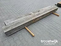 Inlands eiken balken 2 stuks 313-332cm 25x20cm dikte 20cm