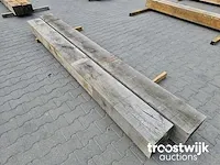 Inlands eiken balken 2 stuks 313-332cm 25x20cm dikte 20cm - afbeelding 7 van  7