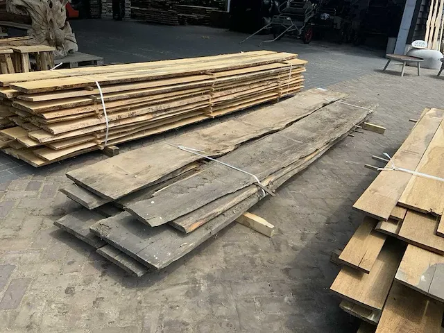 Inlands eiken schaaldeel 3700mm (9x) - afbeelding 1 van  3