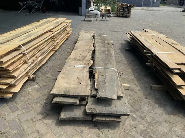 Inlands eiken schaaldeel 3700mm (9x) - afbeelding 2 van  3