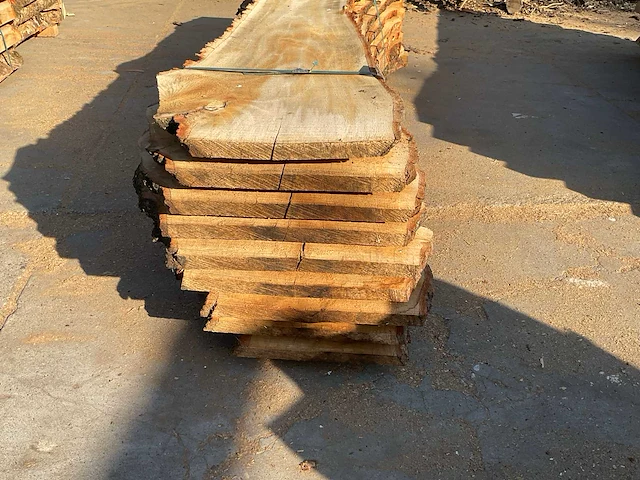 Inlands eiken stam 27 mm ca. 0,338 m³ - afbeelding 2 van  5