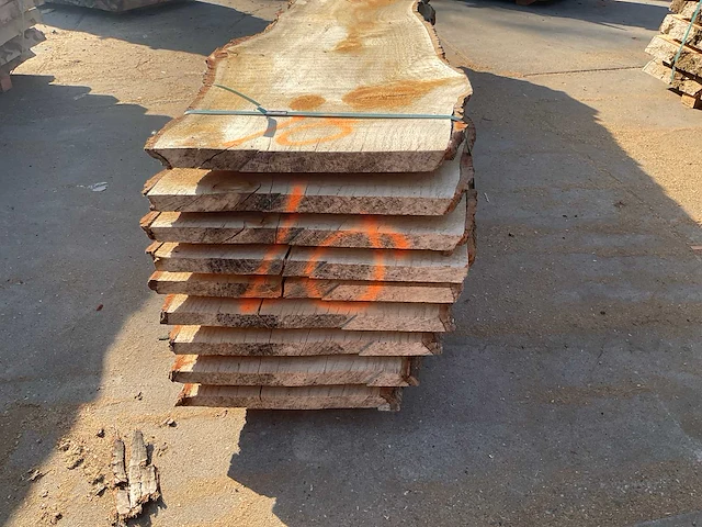 Inlands eiken stam 27 mm ca. 0,338 m³ - afbeelding 4 van  5