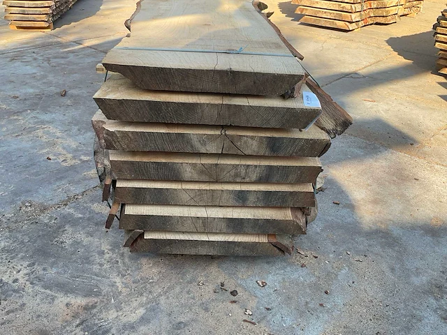 Inlands eiken stam 55 mm ca. 0,612 m³ - afbeelding 2 van  5