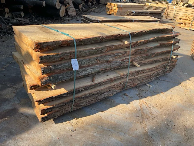 Inlands eiken stam 75 mm ca. 0,790 m³ - afbeelding 1 van  5
