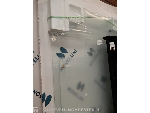 Inloop douchewand novellini, lunes, aluminium - afbeelding 2 van  4
