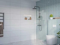 Inloopdouche antikalk 80x200 cm glas 8 mm profiel chroom - afbeelding 1 van  3