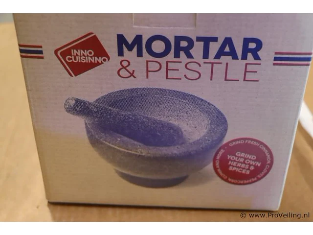 Inno cuisinno granieten vijzel met stamper - afbeelding 2 van  4
