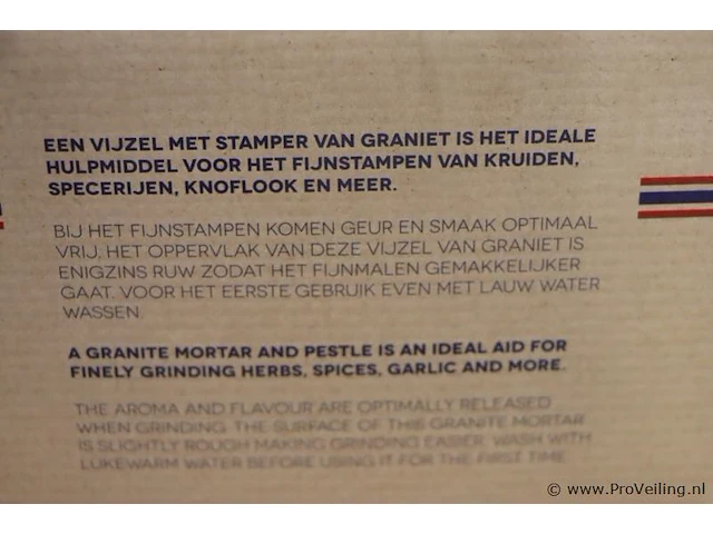 Inno cuisinno granieten vijzel met stamper - afbeelding 4 van  4