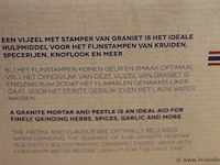 Inno cuisinno granieten vijzel met stamper - afbeelding 4 van  4