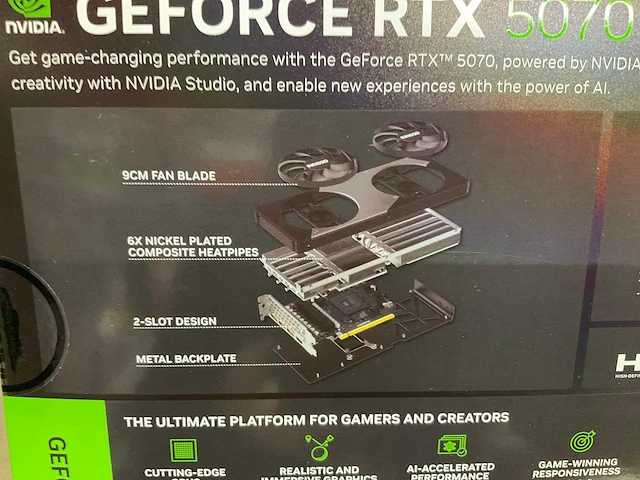 Inno3d geforce rtx 5070 videokaart - afbeelding 4 van  7