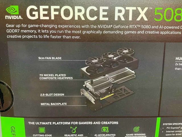 Inno3d geforce rtx 5080 videokaart - afbeelding 5 van  6