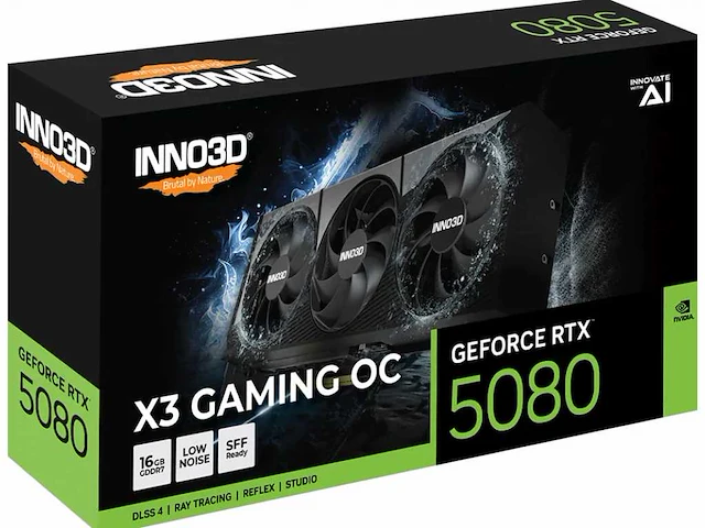 Inno3d geforce rtx 5080 x3 grafische kaart - afbeelding 1 van  7