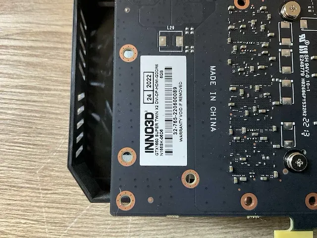 Inno3d gtx1660 super twin x2 videokaart (2x) - afbeelding 4 van  5