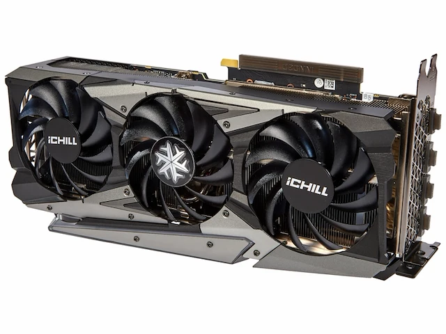 Inno3d ichill geforce rtx 3080 12gb x4 lhr nvidia gddr6x - afbeelding 3 van  4