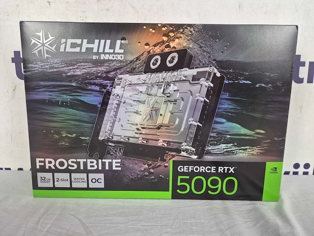 Inno3d nvidia geforce rtx 5090 ichill frostbite - videokaart - 32gb - gddr7 - pcie 5.0 - 1x hdmi 2.1 - afbeelding 2 van  5