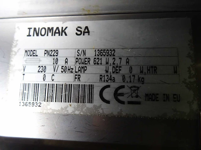 Inomak - pn229 - koelwerkbank - afbeelding 3 van  3