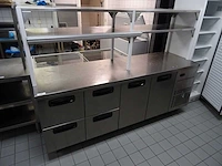 Inomak - pn2299 - koelwerkbank met opzetframe - afbeelding 1 van  6