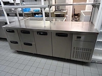Inomak - pn2299 - koelwerkbank met opzetframe - afbeelding 2 van  6