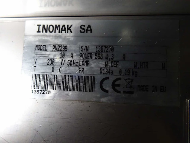 Inomak - pn2299 - koelwerkbank met opzetframe - afbeelding 4 van  6