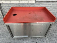 Inox - 120x70 - rvs snijtafel - afbeelding 3 van  3