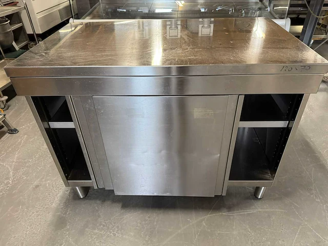 Inox - 120x70 - rvs werktafel - afbeelding 1 van  3