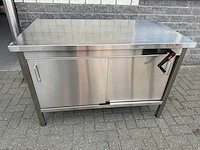 Inox - 128x70 - rvs werktafel - afbeelding 1 van  3