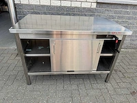 Inox - 128x70 - rvs werktafel - afbeelding 2 van  3