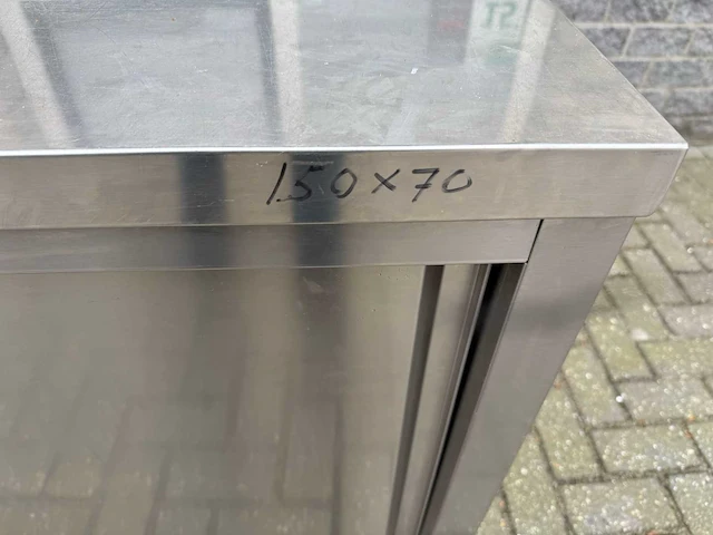 Inox - 150x70 - rvs werktafel - afbeelding 2 van  3