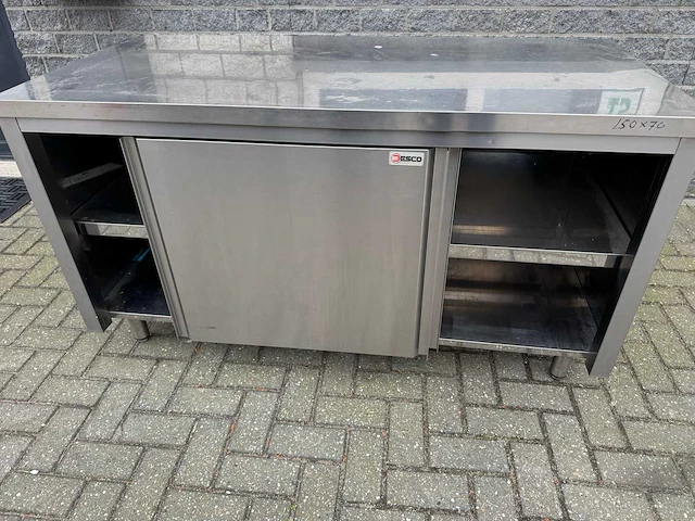 Inox - 150x70 - rvs werktafel - afbeelding 3 van  3