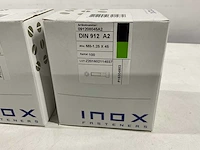 Inox fasteners - zeskantschroef m8-1.25 x 45 (400x) - afbeelding 2 van  3