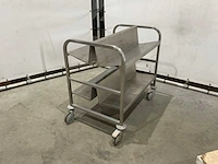 Inox trolley - afbeelding 1 van  6