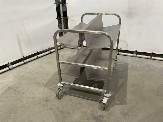 Inox trolley - afbeelding 3 van  6
