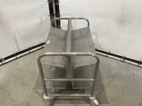 Inox trolley - afbeelding 4 van  6