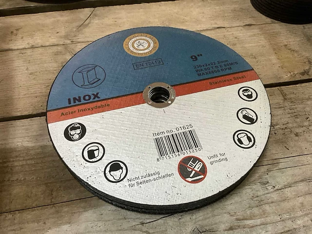 Inox wa60tbe slijpschijf (11x) - afbeelding 1 van  3