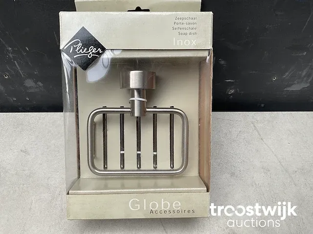 Inox zeepschaal - afbeelding 1 van  1