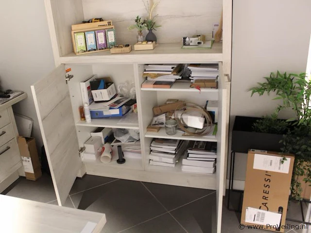 Inrichting werkplek met kastruimte - afbeelding 7 van  10