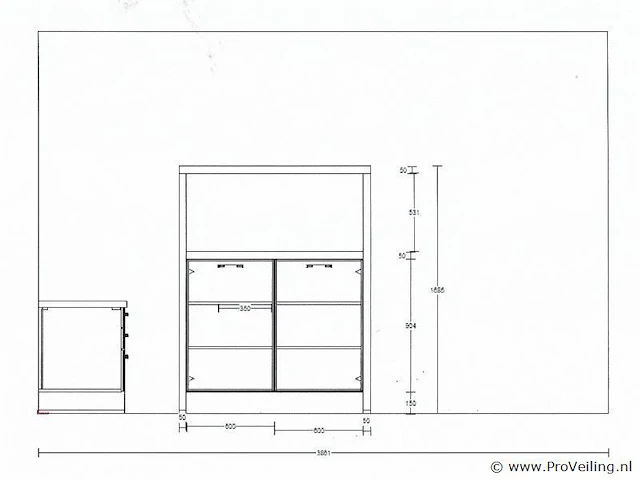 Inrichting werkplek met kastruimte - afbeelding 10 van  10