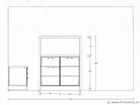 Inrichting werkplek met kastruimte - afbeelding 10 van  10