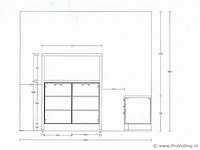 Inrichting werkplek met kastruimte - afbeelding 3 van  12