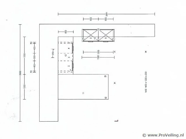 Inrichting werkplek met kastruimte - afbeelding 10 van  11